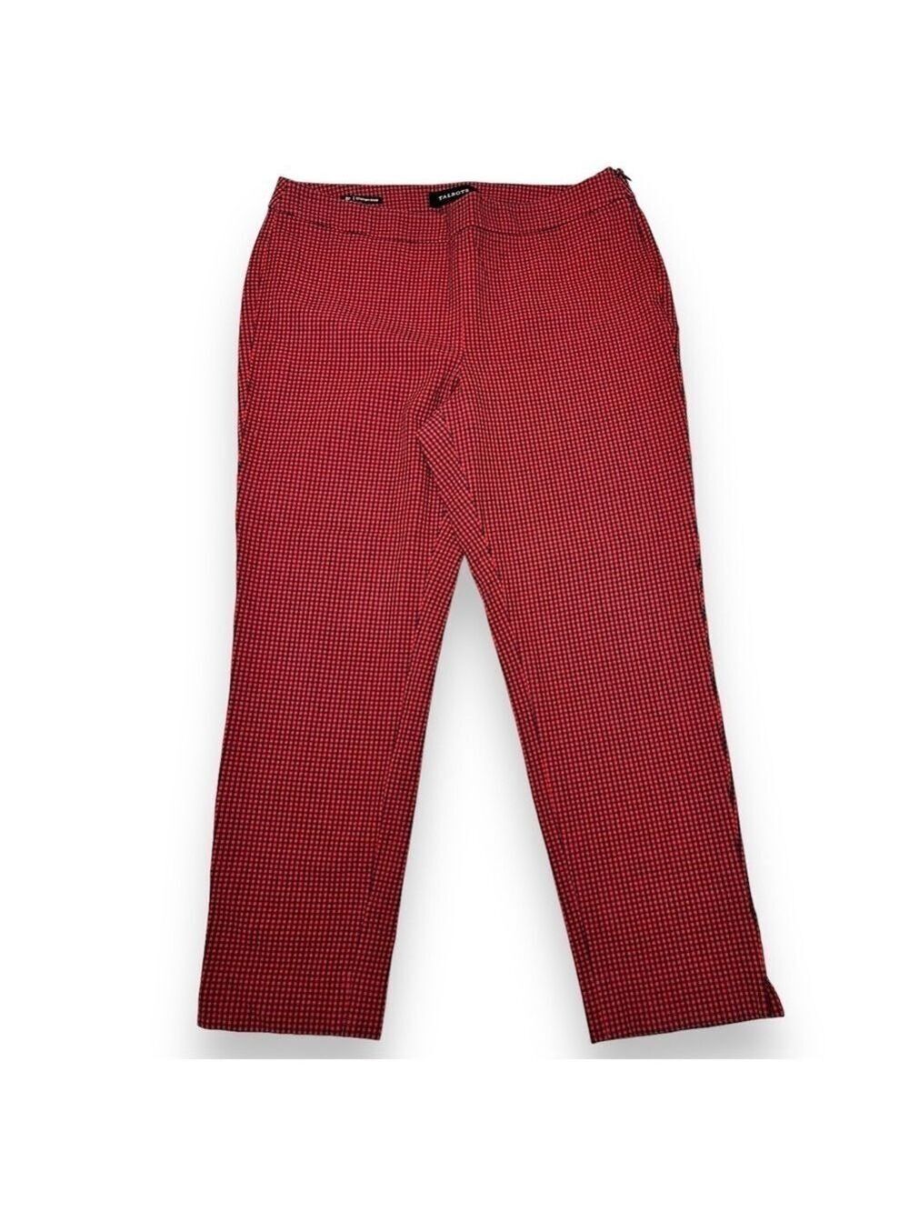 Talbots Women’s Chatham Ankle Pants Red Plaid Size 8P